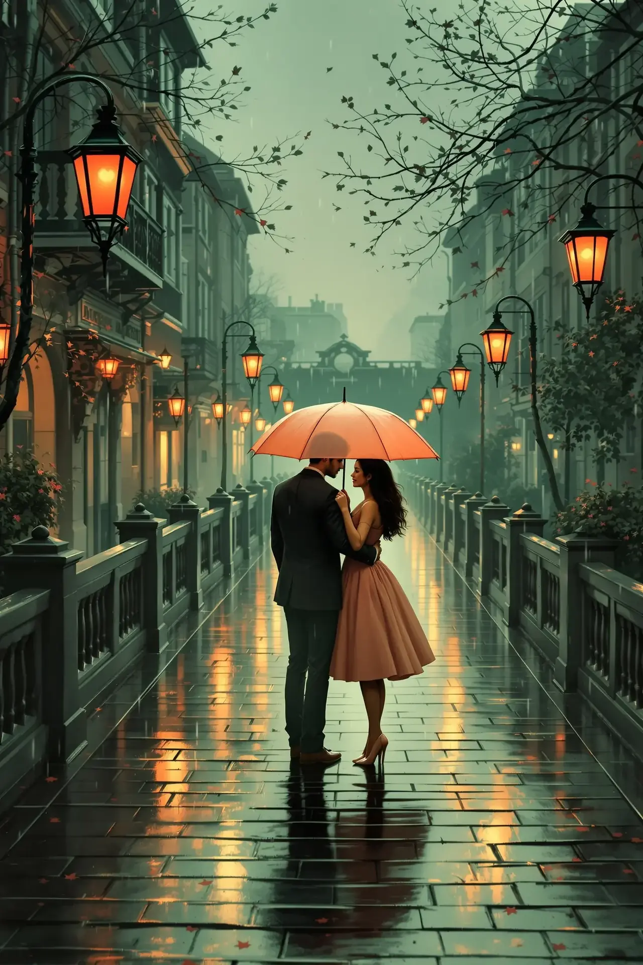 雨巷情书 高清影视海报